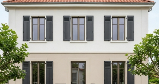 Enduit sur mur ancien en pisé après travaux